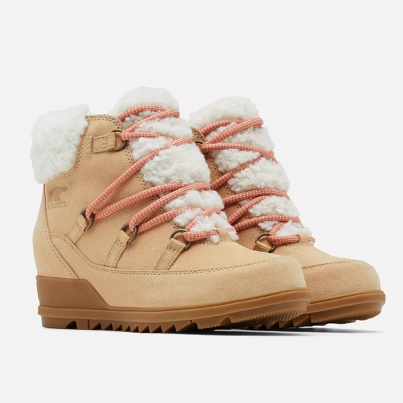 BNWT Sorel Evie Cozy Lace Bootie - Picture 1 of 10